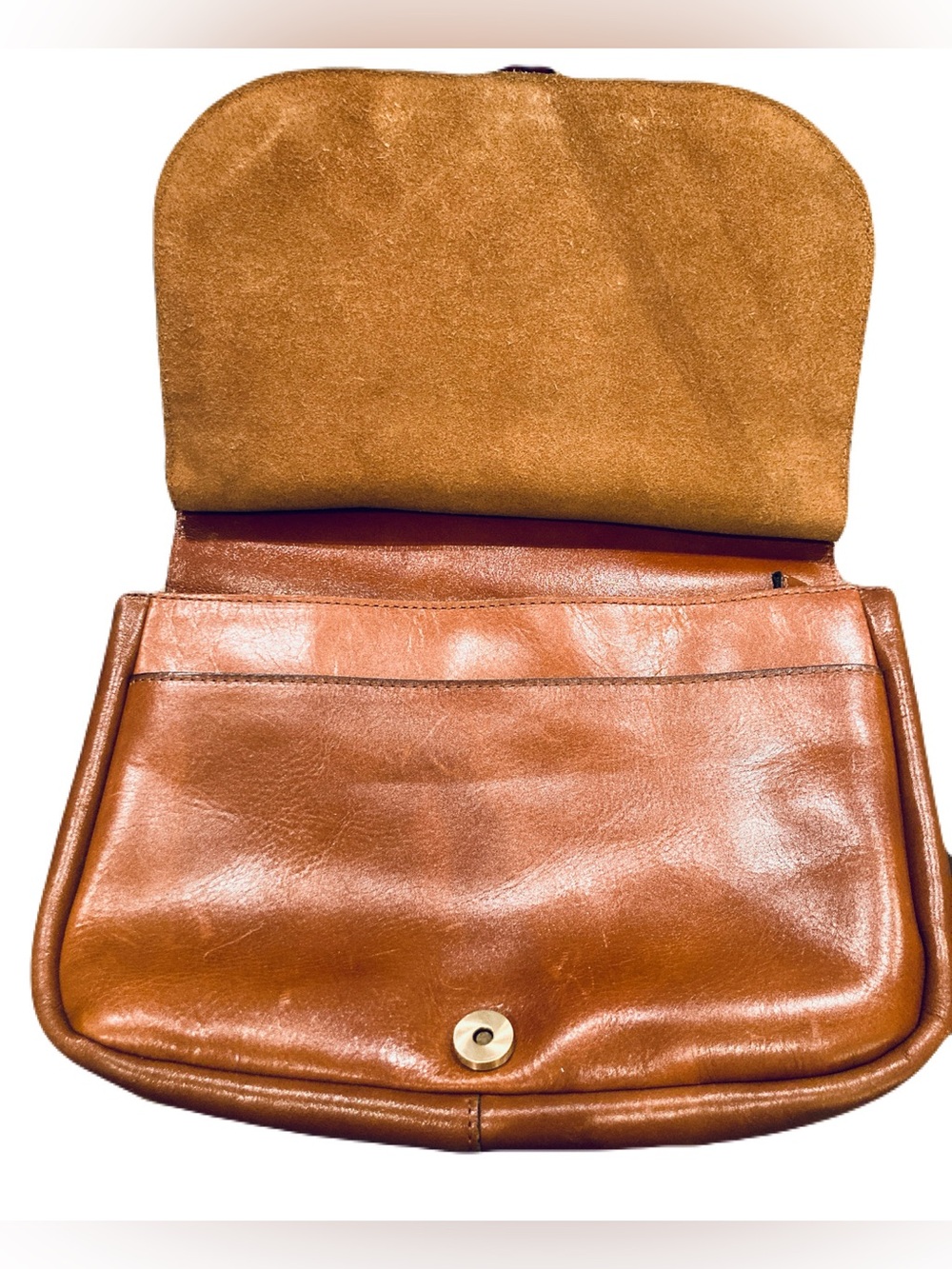 Patricia Nash London Leather Saddle Crossbody Bag - Picture 9 of 10